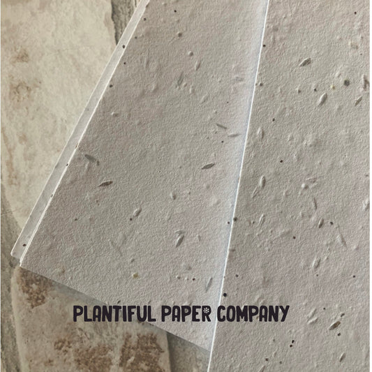 A4 280gsm Plantable Seed Paper - Embedded with Wildflower Seed Mix - 5/10/20 Blank Sheets - Zero Waste Crafting.