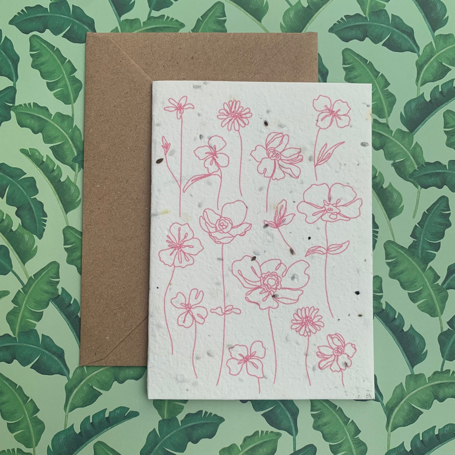 Plantable Abstract Floral Notecards - Set of 4