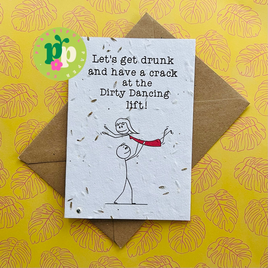 Dirty Dancing Plantable Wildflower Seed Card