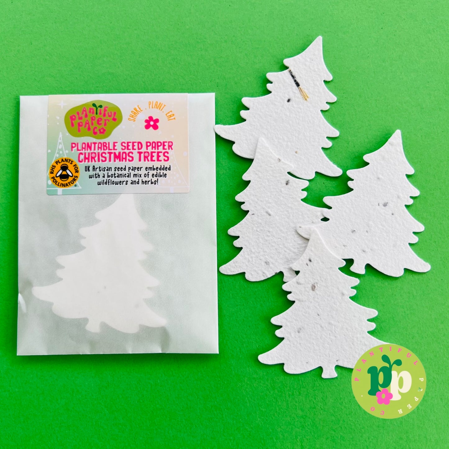 Plantable Seed Paper Christmas Trees