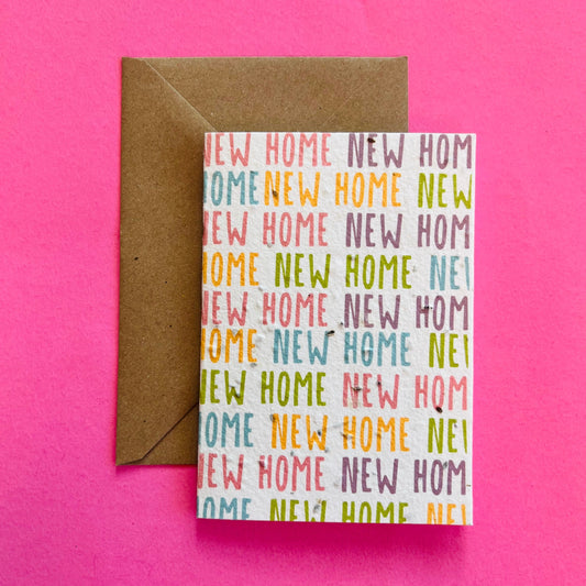 New Home Pastel Plantable Seed Card