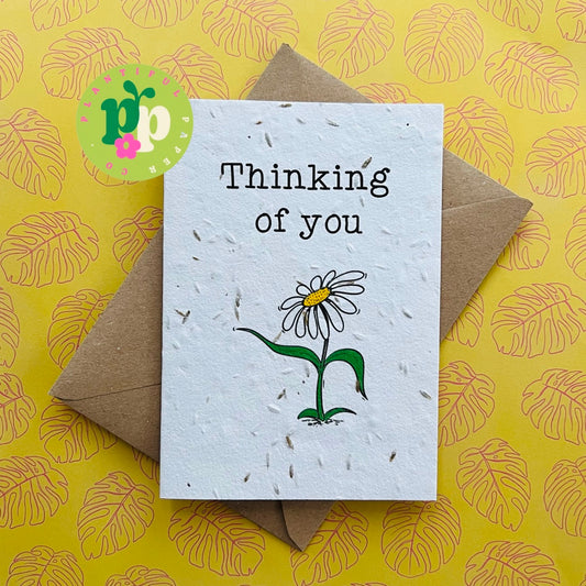 Thinking of you Plantable Wildflower Seed Card