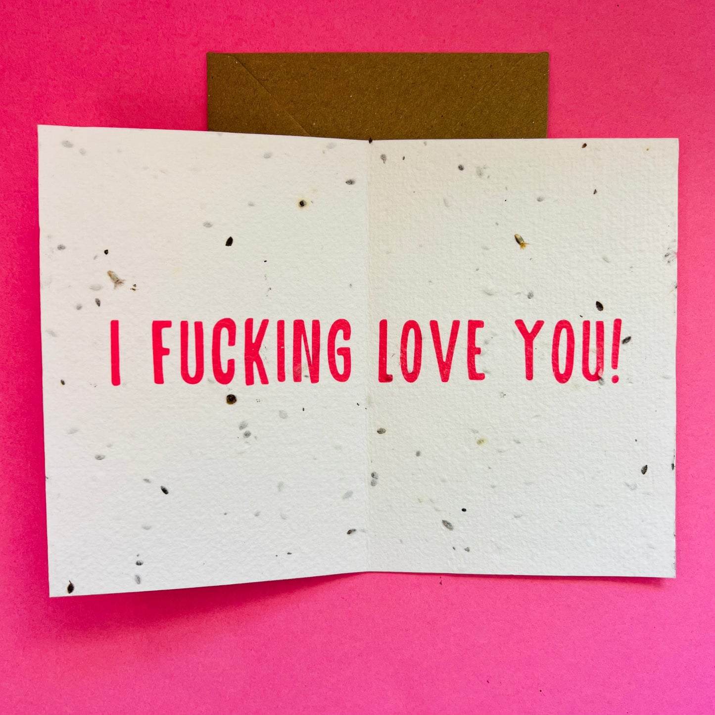 P.s. I don’t love you Plantable Seed Card