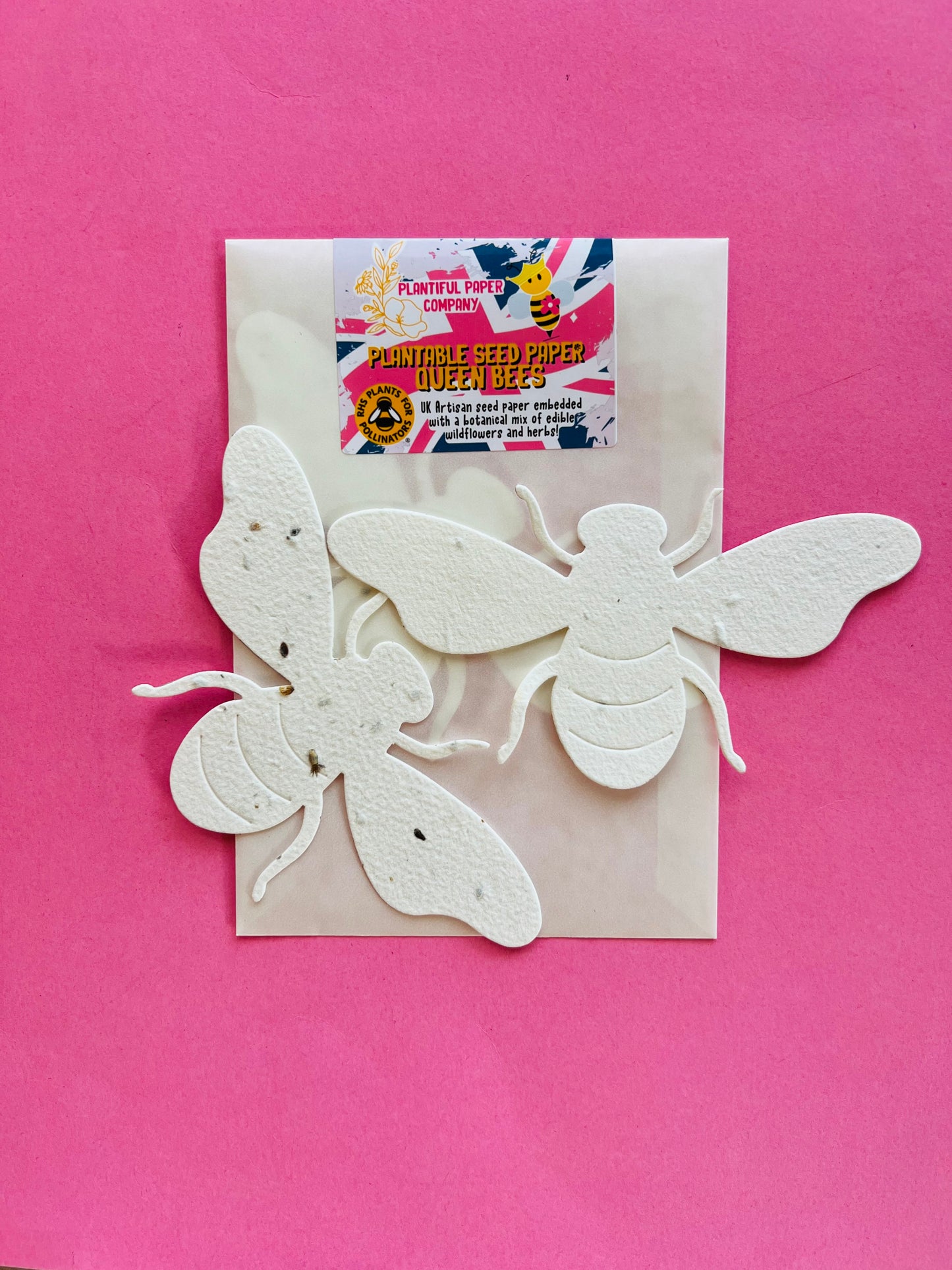 Plantable Seed Paper Queen Bees
